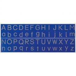 Tarjetas táctiles - letras mayúsculas - alfabeto